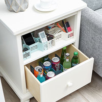 A2796 Boîte de rangement modulaire rectangulaire en aluminium et plastique PP, avec tiroirs, pour sous-vêtements et articles de rangement en vrac, pour l'exportation