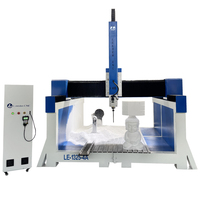 Jinan Leeder 3 4 axes 5 axes 3D 4D moule à bois mousse de polystyrène EPS plastique styromousse fraiseuse CNC Machine rotative 1325 1530