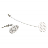 Serrures de porte de réfrigérateur de sécurité pour enfants avec clé serrure de tiroir de fichier de sécurité pour tout-petits serrure de porte de congélateur par couleur noir et blanc