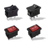 Interrupteur à bascule micro 250V 3A 10*15mm, interrupteur KCD, KCD11, interrupteur marche/arrêt à 2 broches, interrupteur à bascule standard pour petits appareils électroménagers