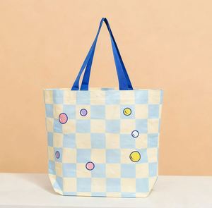 Sac de courses pratique en nylon, écologique, imperméable, sac tissé en PP - Product Image 1