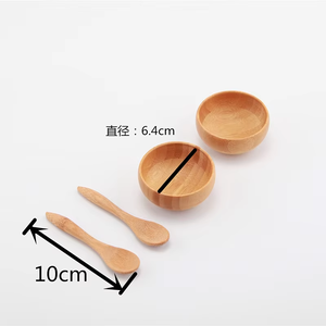 Set di Ciotole per Miscelazione Maschere Facciali Ecologiche in Bambù con Spatola, Ciotola in Legno per Donne - Product Image 3