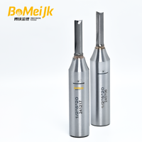 BoMeiJK TCT Fraise droite à 2 dents en carbure de tungstène pour le travail du bois ODM/OEM Angle de hélice 45° pour usinage CNC