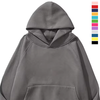 Sweats à capuche personnalisés pour hommes avec logo 52 coton 48 polyester sweat à capuche en tissu polaire grande taille à la mode sweats à capuche pour hommes