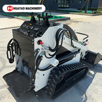 Vente directe d'usine, mini-chargeur sur chenilles, chargeur compact chinois pour le nivellement des terres et les travaux de nivellement