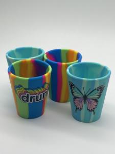 Bicchiere da shot in Silicone tazza d'acqua tazza da caffè riutilizzabile infrangibile tazza in Silicone per vino birra caffè - Product Image 2