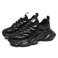 Chaussures de sport décontractées de haute qualité, à semelle épaisse, rehaussantes, légères, luxueuses et tendance