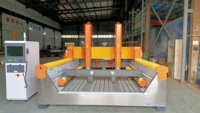 Machine de gravure sur pierre JK-1525, routeur de fraisage CNC, moteur PLC à noyau de roulement de 5,5 kW, coupe de marbre, de granit, de carreaux, de baignoire