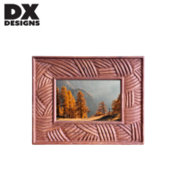 Bingkai Foto Kayu Solid Rustic DX Designs 4x6 5x7 8x10 Inch, Bingkai Gambar Kayu Vintage untuk Meja dan Dinding, Dekorasi Rumah