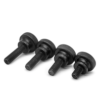 M8 M10 X 20 мм 25 мм 15 мм 1/4-20 высокоступенчатый винт с накаткой для большого пальца GB834 черная стальная накатка для ручного затягивания большого пальца M3 M4 M5 M6