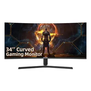 Monitor per Computer da gioco di fascia alta Display 2K 4K 1ms Ips 27 32 Monitor per Pc da gioco LCD da 34 pollici con schermo curvo