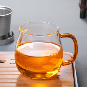 <span class=keywords><strong>Mug</strong></span> en verre minimaliste et écologique de 500 ml avec poignée, tasse en borosilicate de qualité alimentaire pour thé en vrac - Product Image 5