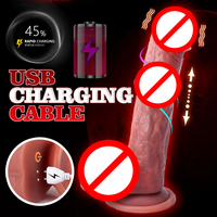 Juguetes para Adultos, Vibrador con Calefacción, Control Remoto, Múltiples Modos, Recargable por USB, Silicona Impermeable, Vibromasajeador