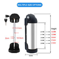 Baterai Lithium Ion 24V 36V 48V 15Ah 20Ah Bentuk Botol Air untuk Ebike E-Scooter yang Dapat Disesuaikan