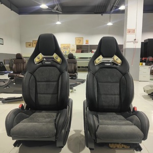 Sedili <span class=keywords><strong>Auto</strong></span> Migliorati in Pelle Versione Track per Mercedes-Benz Classe C W204 C63 AMG, Compatibili con C180 C200 C260 C300 C350 - Product Image 1