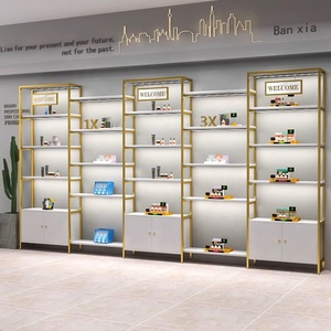 Multideck mỹ phẩm Kệ tùy chỉnh nước hoa Showcase gỗ hiển thị giá tủ đứng cho vẻ đẹp cửa hàng chuỗi cửa hàng - Product Image 1