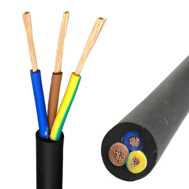 High Quality H05RN-F/H07RN-F Type 3C2.5mm2 Vde Rubber AC Power Cables Price