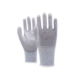 GLOVEMAN Nivel 5 HPPE Anti Corte Resistente Construcción Industrial Seguridad Trabajo Pantalla táctil Goma Nitrilo Látex <span class=keywords><strong>PU</strong></span> Guantes recubiertos - Product Image 3