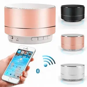 A10 Alloy Wireless Blue Tooth Speakers Outdoor Portable Mini Speaker With LED Lights Support TF/FM