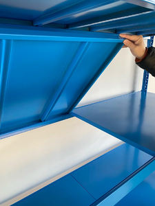 أرفف بإطار حديدي متوسط الحجم من مصنع DJ أرفف مستودعات خفيفة رف معدات حماية من التآكل مصنوعة من الفولاذ لـ - Product Image 2