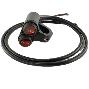 電動オートバイアルミ合金3速ファーライト2インワンヘッドライトフレームアウトスイッチスポットライトハンドルバースイッチ - Product Image 1