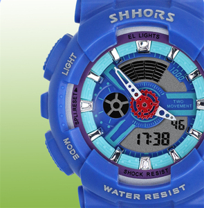 Relojes Analógicos Digitales de Color Caramelo SHHORS, Reloj de Pulsera Unisex de Moda Resistente al Agua 3 ATM - Product Image 5