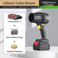 Vente flash - Mini souffleur d'air turbo 21V sans fil pour nettoyer la poussière du clavier, de l'ordinateur, de l'appareil photo et pour un usage domestique