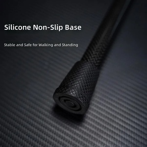 Bastón de Caminar Telescópico Plegable y Ajustable, Ligero, con Mango Ergonómico, Base de Goma Antideslizante, Ideal para Viajes - Product Image 3