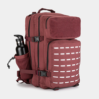 Sac à dos de randonnée tactique de sport de plein air imperméable personnalisé Trailpop avec logo, 45L, sac à dos de voyage, sac de sport avec porte-gobelets