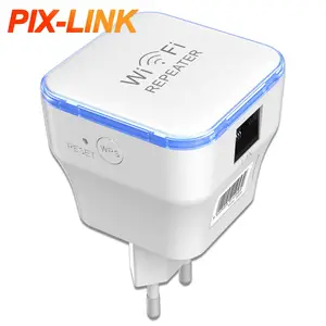 PIX-LINK PIX-LINK PIX-Link Wi-Fi Repetidor sem fio extensor 300 M Amplificador Wi-Fi Branco 802.11N/B/G Booster Wireless-N Repetidor Ponto de Acesso