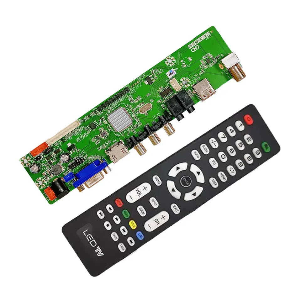 Tv Lcd parçaları için HDV-56U-AS V2.1 LCd anne kurulu 24-32 inç LED TV ana kurulu