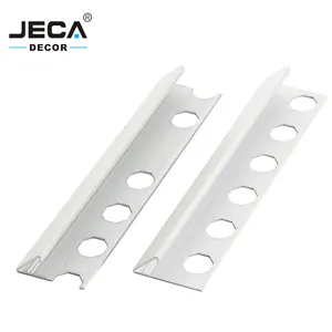 Foshan JECA Hersteller Aluminium fliesen verkleidung für Wan decke Holz möbel L-Form Streifen Aluminium fliesen Kanten profile