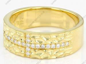 Bague Croix de Jésus en Argent Sterling 925 et Moissanite pour Hommes et Femmes, Style Luxe, Poids 10 Grammes, Idéale pour Mariage, Fiançailles et Soirées - Product Image 5