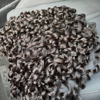 Cheveux indiens naturels bouclés des Caraïbes, 100% cheveux humains, lots de cheveux bruts, vente en gros, fournisseur de cheveux bruts, fabrication en usine