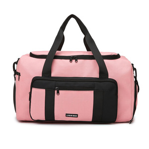 Hot Sale Stylish Oxford Fabric <b>Light</b> Weight Front Zippered Pocket Crossbody Tote Sport Luggage Backpack Bag Perfect Travel Bag - Product Image 4