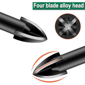 Juego de brocas espirales para mampostería con vástago hexagonal de 1/8 a 1/2 pulgada para perforar hormigón, ladrillo y azulejos - Product Image 3