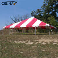 Tente Extérieure Étanche Celina 40X40 Pieds, Grande Tente de Réception de Haute Qualité pour Mariages et Événements en Plein Air