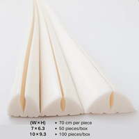 Bandes de caoutchouc triangulaires anti-explosion Daikyn 10*9.3mm |   Dureté 75A pour carton ondulé |   Prévenir la rupture des lignes