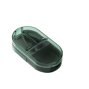 Distributeur de médicaments portable avec coussinet en silicone antidérapant, étui de rangement pour pilules, pour la découpe et l'organisation des comprimés - Product Image 5