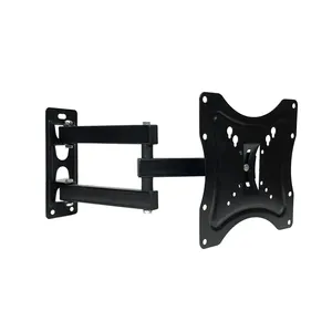 wholesale 1 arm wall 14-32" television mounting bracket SPCC swiveling LCD tv mount