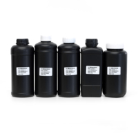Encre d'impression UV LED flexible à faible odeur C M Y K 1L pour impression décorative sur surface