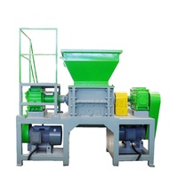 Broyeur industriel à double arbre, multifonctionnel, pour plastique et bois, haute efficacité, machines de broyage