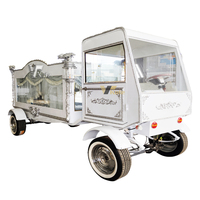 Voiture funéraire populaire à 4 roues cercueil transport spécial corbillard chariot