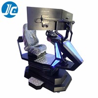Centre de divertissement, simulateur VR 6DOF avec construction en aluminium et acier pour parcs d'aventure intérieurs, équipement de salle de jeux