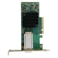 Kartu antarmuka jaringan QSFP28 40/56GbE Port tunggal PCIe 3.0 X8 antarmuka Ethernet ConnectX-4 MCX413A-BCAT EN untuk stok Server