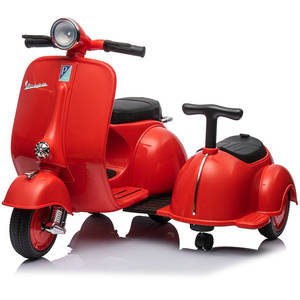 2023 nouvelle licence <span class=keywords><strong>Vespa</strong></span> 150 VL1T(1955) Tricycle double place side-car moto moto électrique pour enfants - Product Image 1