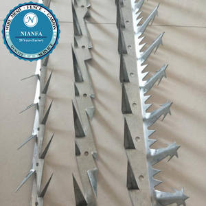 जस्ती इस्पात स्पाइक/रेजर कांटेदार तार विरोधी चढ़ाई दीवार Spikes (गुआंगज़ौ फैक्टरी) - Product Image 4