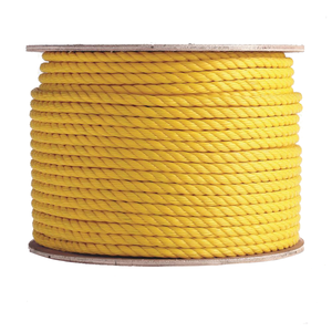 Jaune vert blanc 18 Mm * 200 220 m polypropylène pp <span class=keywords><strong>3</strong></span> <span class=keywords><strong>brins</strong></span> corde pour ligne de quai de pêche commerciale élingue industrielle et sécurité - Product Image 2