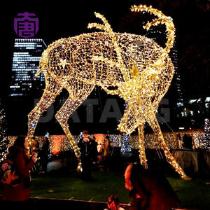 Lumières de Noël LED en forme de cerf Sika 3D imperméables, décoratives pour l'intérieur et l'extérieur, avec indice de protection IP65 - Product Image 2