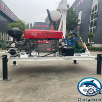 Foreuse portable pour puits d'eau de 25 CV, machine de forage de 150 m avec moteur, boîte de vitesses et pompe pour l'approvisionnement en eau des fermes et des foyers